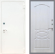 Дверь Рекс (REX) 1А Белая шагрень FL-128 Лиственница беж в Балашихе