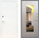 Входная металлическая Дверь Рекс (REX) 1А Белая шагрень FLZ-120 Беленый дуб в Балашихе