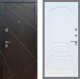 Входная металлическая Дверь Рекс (REX) 13 Венге FL-128 Белый ясень в Балашихе