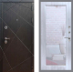Входная металлическая Дверь Рекс (REX) 13 Венге Зеркало Пастораль Сандал белый в Балашихе