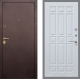 Входная металлическая Дверь Рекс (REX) Лайт 3К FL-33 Белый ясень в Балашихе