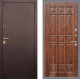 Входная металлическая Дверь Рекс (REX) Лайт 3К FL-33 орех тисненый в Балашихе