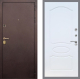Входная металлическая Дверь Рекс (REX) Лайт 3К FL-128 Белый ясень в Балашихе