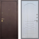 Входная металлическая Дверь Рекс (REX) Лайт 3К FL-128 Сандал белый в Балашихе