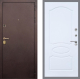 Входная металлическая Дверь Рекс (REX) Лайт 3К FL-128 Силк Сноу в Балашихе