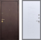 Входная металлическая Дверь Рекс (REX) Лайт 3К FL-289 Белый ясень в Балашихе