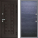 Входная металлическая Дверь Рекс (REX) Сенатор 3К GL Дуб тангенальный черный в Балашихе