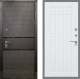 Входная металлическая Дверь Рекс (REX) 15 Черный Кварц FL-33 Силк Сноу в Балашихе