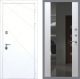 Входная металлическая Дверь Рекс (REX) 13 Силк Сноу СБ-16 Зеркало Белый ясень в Балашихе