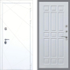 Входная металлическая Дверь Рекс (REX) 13 Силк Сноу FL-33 Белый ясень в Балашихе