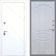 Входная металлическая Дверь Рекс (REX) 13 Силк Сноу FL-128 Сандал белый в Балашихе