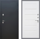 Входная металлическая Дверь Рекс (REX) 5 Черный Муар Сити Белый ясень в Балашихе