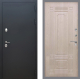 Входная металлическая Дверь Рекс (REX) 5 Черный Муар FL-2 Беленый дуб в Балашихе
