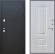 Входная металлическая Дверь Рекс (REX) 5 Черный Муар FL-2 Сандал белый в Балашихе