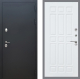 Входная металлическая Дверь Рекс (REX) 5 Черный Муар FL-33 Силк Сноу в Балашихе