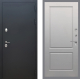 Входная металлическая Дверь Рекс (REX) 5 Черный Муар FL-117 Грей софт в Балашихе