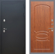 Входная металлическая Дверь Рекс (REX) 5 Черный Муар FL-128 Морёная берёза в Балашихе