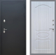 Входная металлическая Дверь Рекс (REX) 5 Черный Муар FL-128 Сандал белый в Балашихе