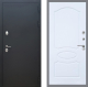 Входная металлическая Дверь Рекс (REX) 5 Черный Муар FL-128 Силк Сноу в Балашихе