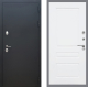Входная металлическая Дверь Рекс (REX) 5 Черный Муар FL-243 Силк Сноу в Балашихе