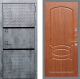 Входная металлическая Дверь Рекс (REX) 15 Бетон Темный FL-128 Морёная берёза в Балашихе