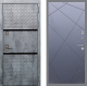 Входная металлическая Дверь Рекс (REX) 15 Бетон Темный FL-291 Силк титан в Балашихе