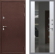Входная металлическая Дверь Рекс (REX) 5А СБ-16 Зеркало Белый ясень в Балашихе