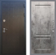 Входная металлическая Дверь Рекс (REX) Премиум-246 FL-117 Бетон темный в Балашихе