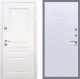 Входная металлическая Дверь Рекс (REX) Премиум-н Силк Сноу FL-289 Белый ясень в Балашихе