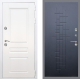 Входная металлическая Дверь Рекс (REX) Премиум-н Силк Сноу FL-289 Ясень черный в Балашихе