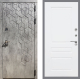 Входная металлическая Дверь Рекс (REX) 23 FL-243 Силк Сноу в Балашихе