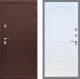Дверь Рекс (REX) 5 металл 3 мм FL-128 Белый ясень в Балашихе