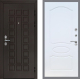 Входная металлическая Дверь Рекс (REX) Сенатор Cisa FL-128 Белый ясень в Балашихе
