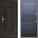 Входная металлическая Дверь Рекс (REX) Сенатор Cisa GL Дуб тангенальный черный в Балашихе