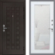 Входная металлическая Дверь Рекс (REX) Сенатор Cisa Зеркало Пастораль Белый ясень в Балашихе