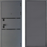 Дверь Дверной континент Диамант Дизайн ФЛ-649 Графит софт 860х2050 мм