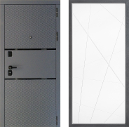 Дверь Дверной континент Диамант Дизайн ФЛ-655 Белый софт 860х2050 мм