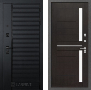 Дверь Лабиринт (LABIRINT) Piano 02 Венге 960х2050 мм