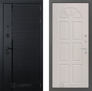 Дверь Лабиринт (LABIRINT) Piano 15 VINORIT Алмон 25 860х2050 мм
