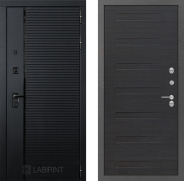 Дверь Лабиринт (LABIRINT) Piano 14 Эковенге поперечный 960х2050 мм