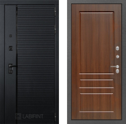Дверь Лабиринт (LABIRINT) Piano 03 Орех бренди 960х2050 мм