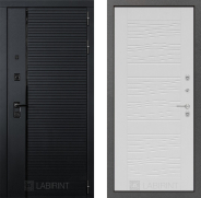 Дверь Лабиринт (LABIRINT) Piano 06 Белое дерево 960х2050 мм