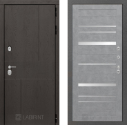 Дверь Лабиринт (LABIRINT) Urban 20 Бетон светлый 860х2050 мм