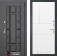 Дверь Лабиринт (LABIRINT) New York 21 Белый софт 960х2050 мм
