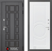 Дверь Лабиринт (LABIRINT) New York 23 Белый софт 960х2050 мм