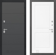 Дверь Лабиринт (LABIRINT) Art 11 Белый софт 860х2050 мм