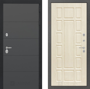 Дверь Лабиринт (LABIRINT) Art 12 Беленый дуб 960х2050 мм