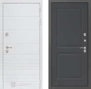 Дверь Лабиринт (LABIRINT) Трендо 11 Графит софт 960х2050 мм