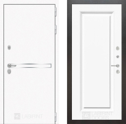 Дверь Лабиринт (LABIRINT) Лайн White 27 Белый (RAL-9003) 960х2050 мм
