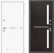 Дверь Лабиринт (LABIRINT) Лайн White 02 Венге 960х2050 мм